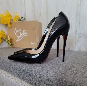 Christian Louboutin So Kate 120 Patent Leather Pumps